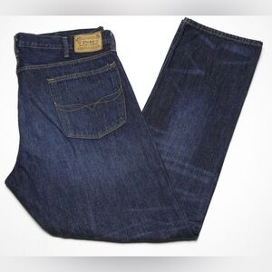 Polo Ralph Lauren Jeans Hampton Relaxed Straight Mens 38/34 Blue Denim Dark Wash